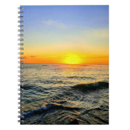 Caribbean Sunset Glow Notebook Notizblock