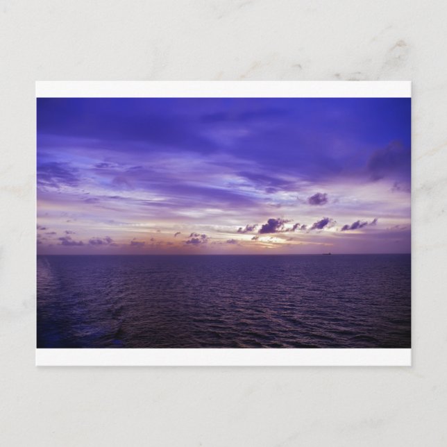 Caribbean Sunset II.JPG Postkarte (Vorderseite)