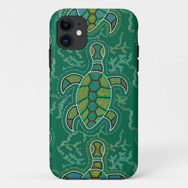 Caribbean Tortuga Case-Mate iPhone Hülle (Rückseite)