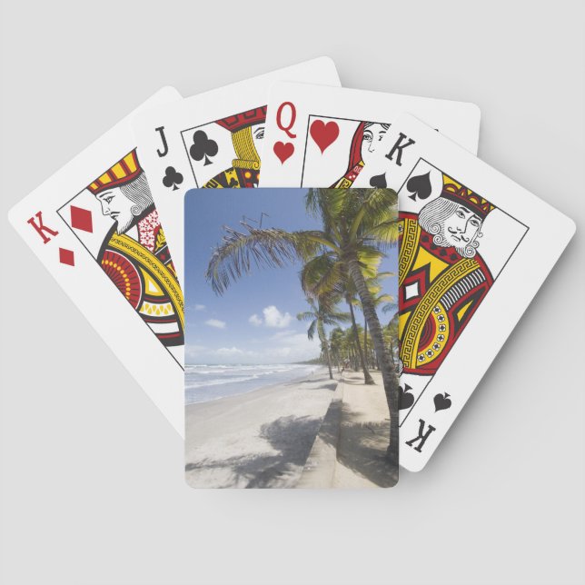 Caribbean - Trinidad - Manzanilla Beach auf Spielkarten (Rückseite)