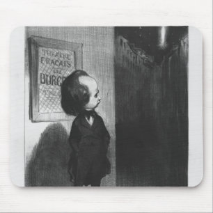 "Caricatures du Jour", Karikatur von Victor Hugo Mousepad
