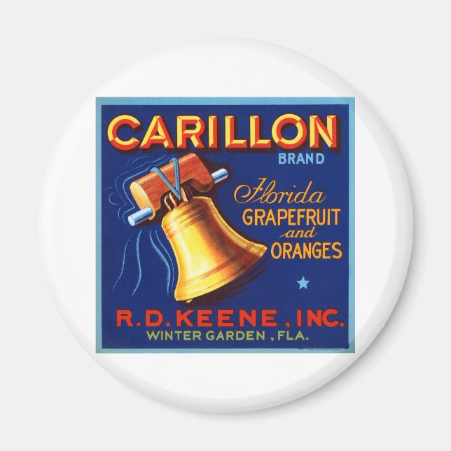 Carillon Brand Florida Grapefruit Magnet (Vorne)