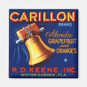 Carillon Brand Florida Grapefruit Magnet