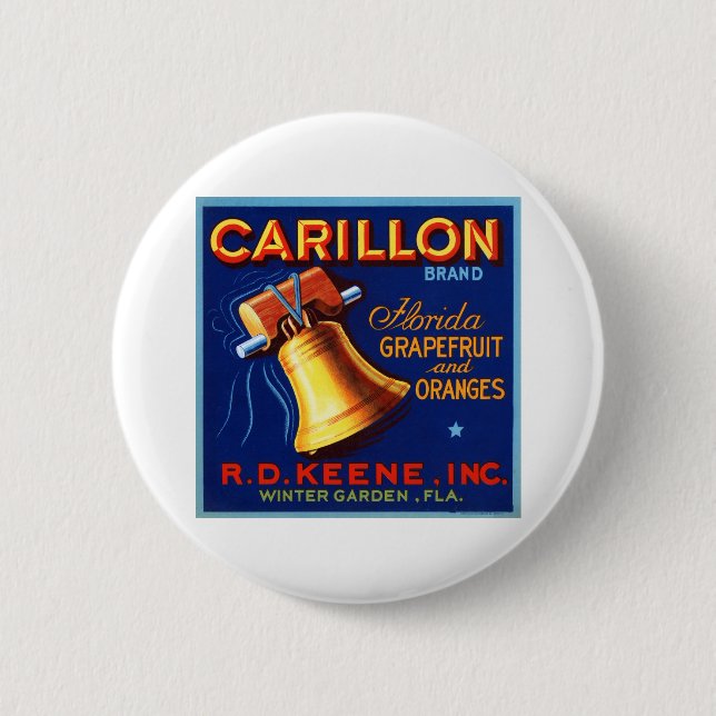 Carillon-Marke Florida-Grapefruit Button (Vorderseite)