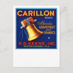 Carillon Marke Florida Grapefruit Postkarte