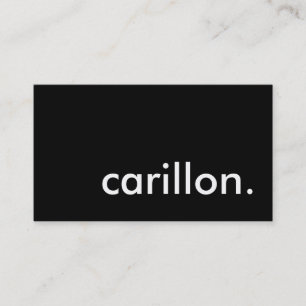 Carillon. Visitenkarte