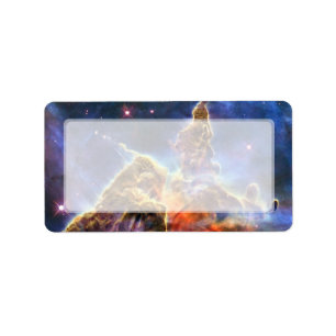 Carina-Nebelfleck (Hubble Teleskop) Adressaufkleber