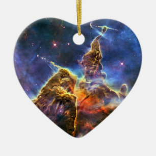 Carina-Nebelfleck (Hubble Teleskop) Keramikornament