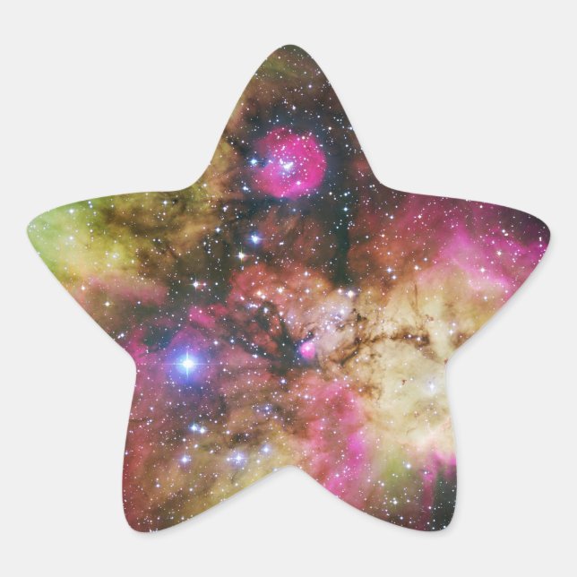 Carina Nebula - atemberaubendes Universum Stern-Aufkleber (Vorderseite)