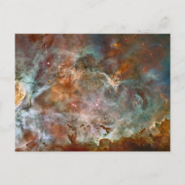 Carina Nebula Dark Clouds Postkarte