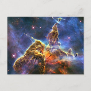 Carina Nebula Hubble Space Postkarte