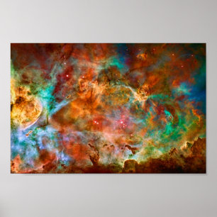 Carina Nebula in Argo Navis Schönheit im Weltraum Poster