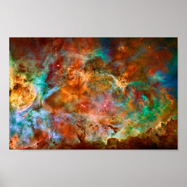 Carina Nebula in Argo Navis Schönheit im Weltraum Poster (Vorne)
