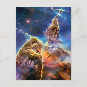 Carina Nebula Mystic Mountain Foto Postkarte