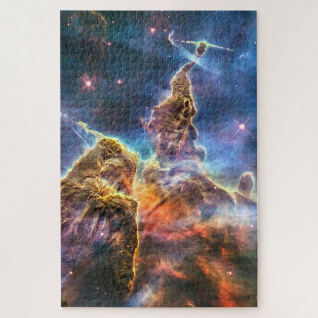 Carina Nebula Mystic Mountain Weltraumuniversum Puzzle (Vertikal)