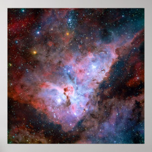 Carina Nebula NGC 3372 72 x 72 Lichtjahresregion Poster