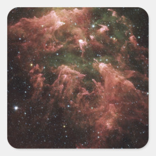 Carina Nebula Quadratischer Aufkleber
