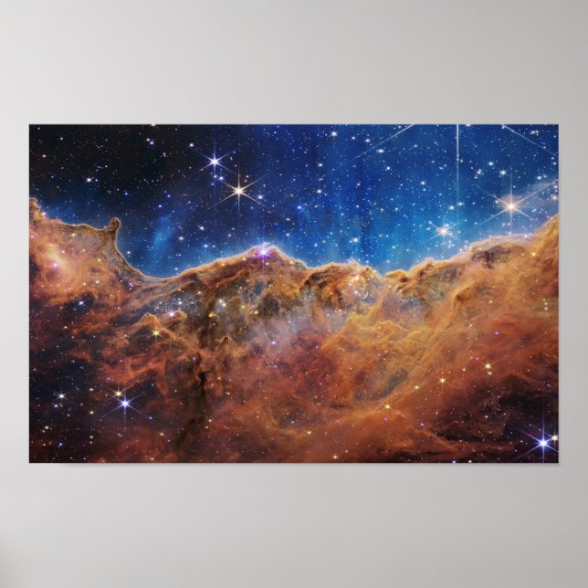 Carina Nebula Raumbild Poster (Vorne)