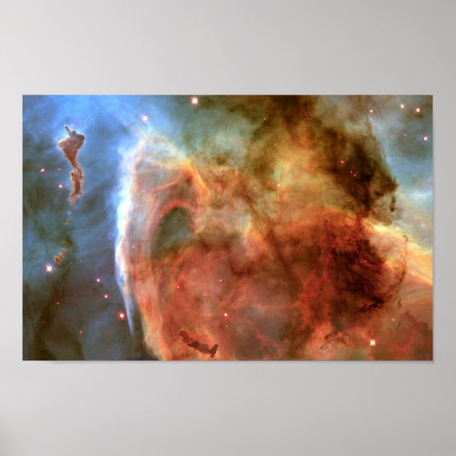 Carina Nebula Schlüsselloch Detail Poster (Vorne)