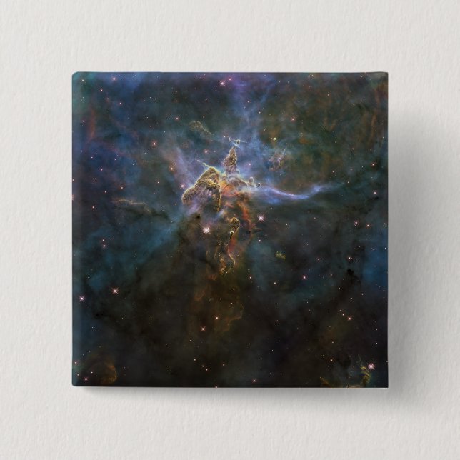 Carina Nebula Star-bildende Säulen Button (Vorderseite)