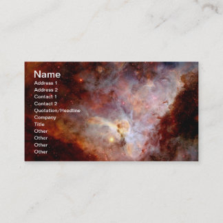 Carina Nebula Südhalbkugel Visitenkarte