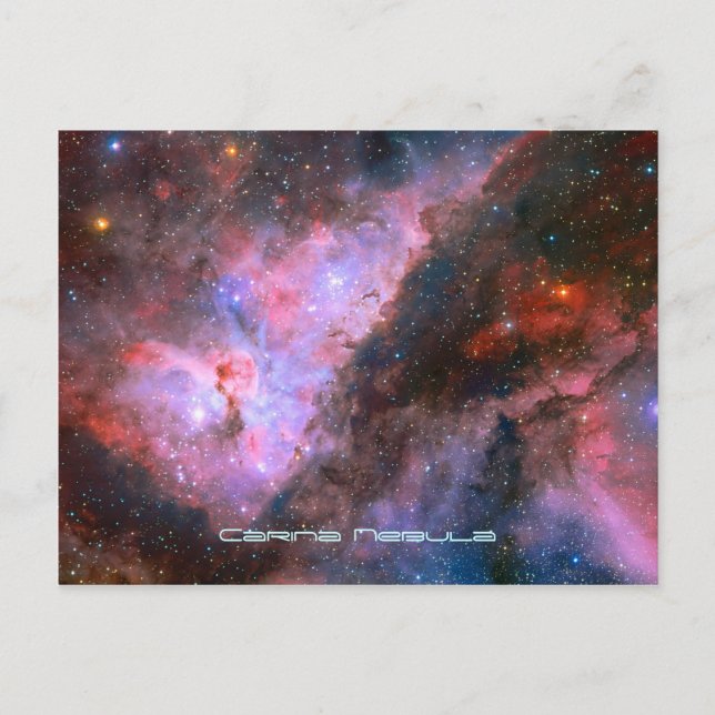 Carina Nebula - unser atemberaubendes Universum Postkarte (Vorderseite)