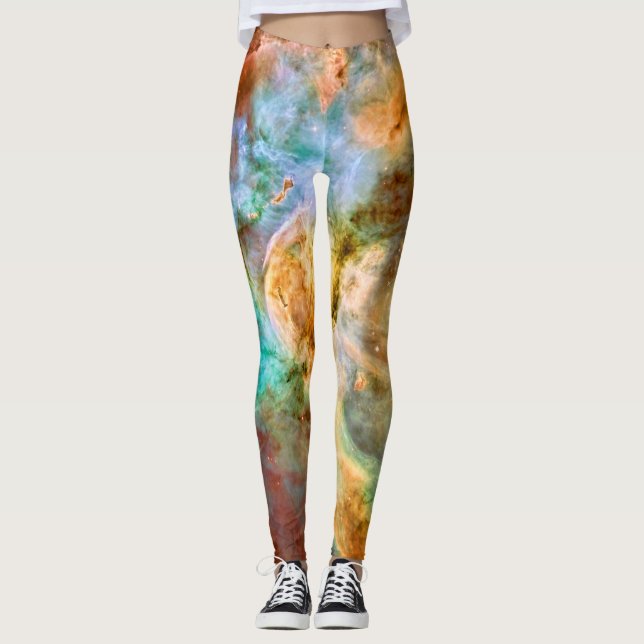 Carina Nebula Weltraumastronomie-Bild Leggings (Vorderseite)