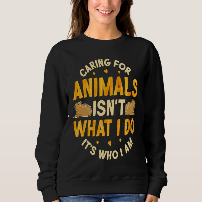 Caring for Animals Capybara Animal Rescue Capybara Sweatshirt (Vorderseite)