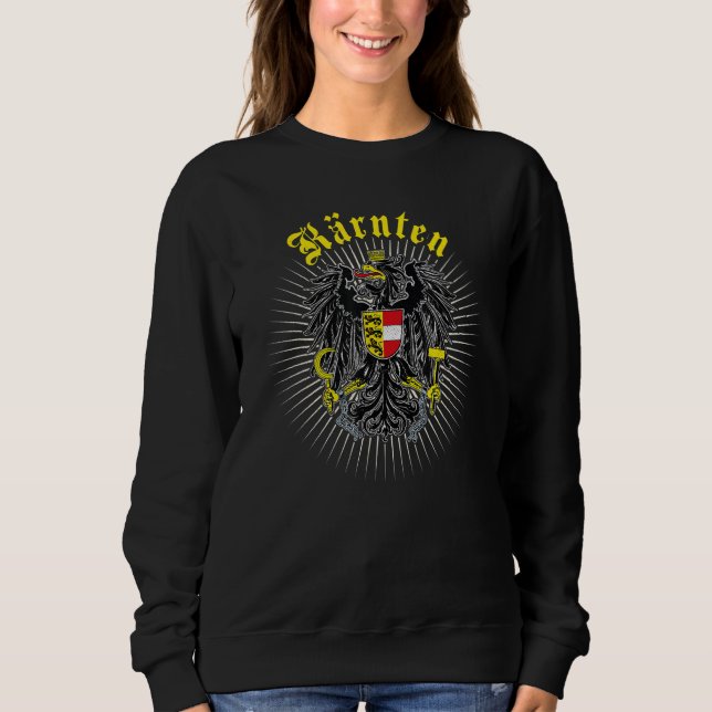 Carinthia Austria Klagenfurt hiking traditional co Sweatshirt (Vorderseite)