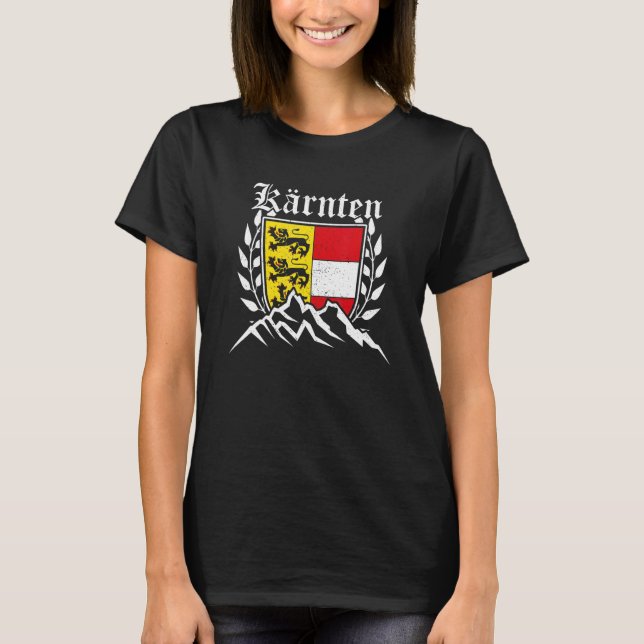 Carinthia Austria Klagenfurt hiking traditional co T-Shirt (Vorderseite)