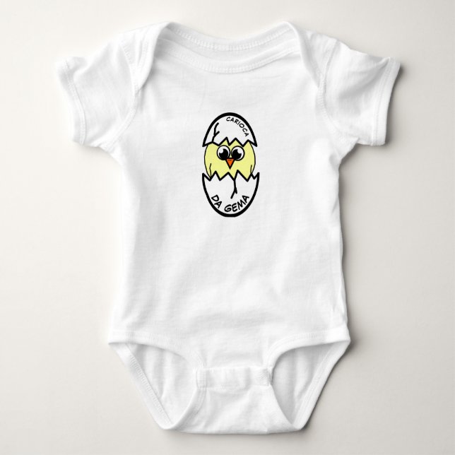 Carioca da Gema Baby Bodysuit Baby Strampler (Vorderseite)