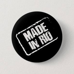 CARIOCA IN RIO-BRIEFMARKE BUTTON