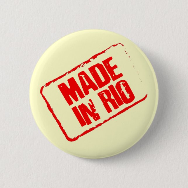 CARIOCA IN RIO-BRIEFMARKE BUTTON (Vorderseite)