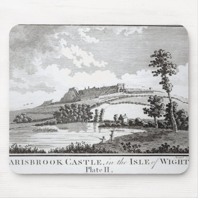 Carisbrook Schloss, in der Insel von Wight Mousepad (Vorne)