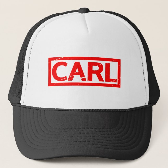 Carl Briefmarke Truckerkappe (Vorderseite)