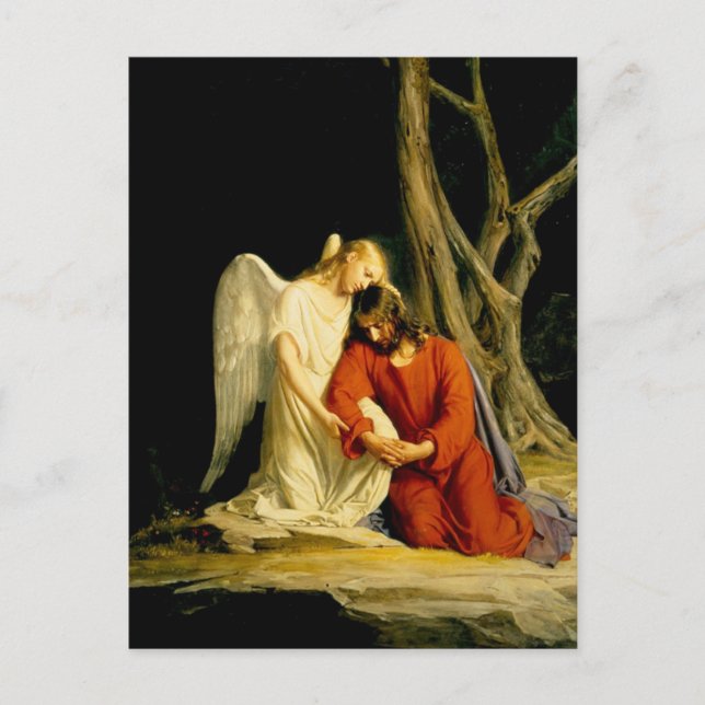 Carl Heinrich Bloch - Gethsemane Postkarte (Vorderseite)