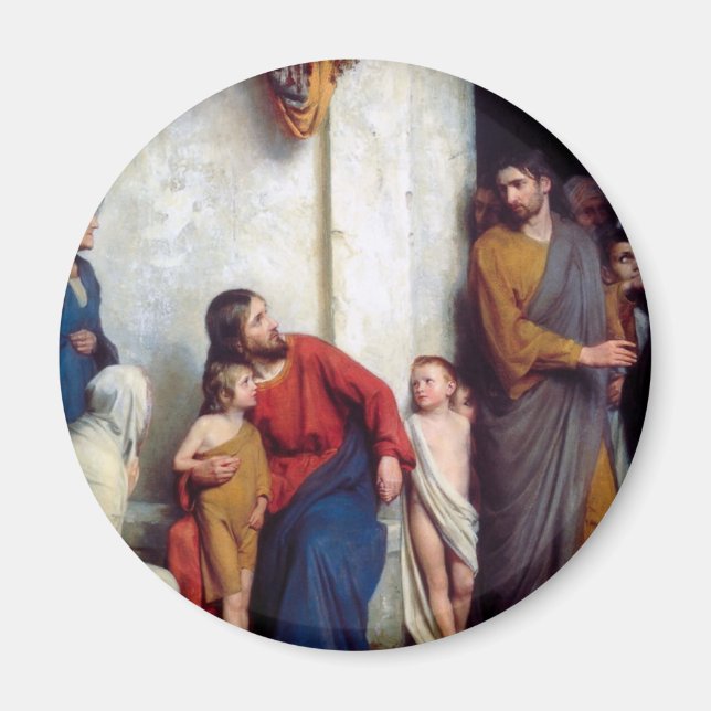 Carl Heinrich Bloch - Leid der Kinder Magnet (Vorne)
