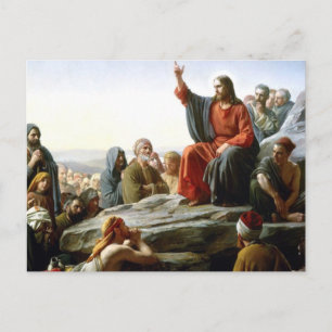 Carl Heinrich Bloch - Sermon auf dem Berg Postkarte