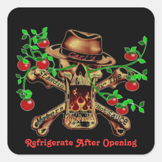 Carl ist Standin von der Sache Quadratischer Aufkleber