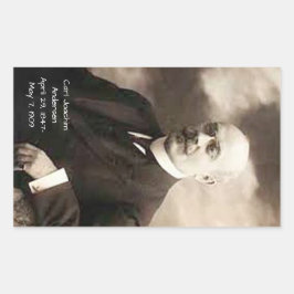 Carl Joachim Anderson Rechteckiger Aufkleber