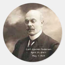 Carl Joachim Anderson Runder Aufkleber
