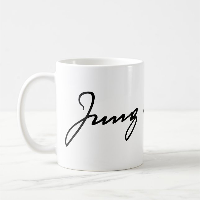 Carl Jung Signatur Kaffeetasse (Links)