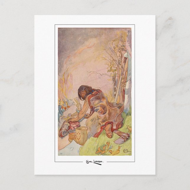 Carl Larsson #32 - Fine Art Postcard Postkarte (Vorderseite)