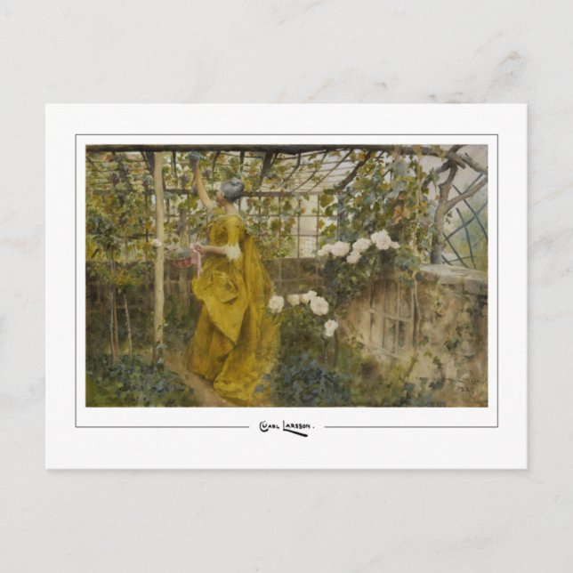 Carl Larsson #409 - Fine Art Postcard Postkarte (Vorderseite)