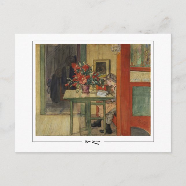 Carl Larsson #5 - Fine Art Postcard Postkarte (Vorderseite)