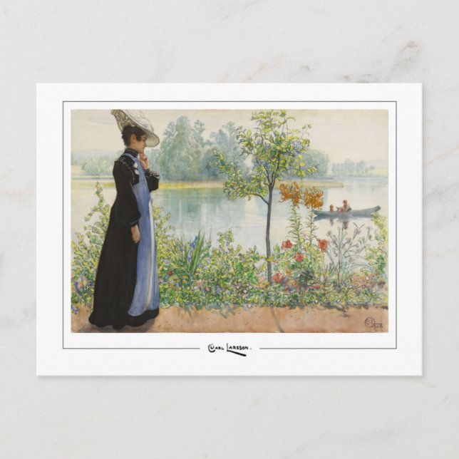 Carl Larsson #77 - Fine Art Postcard Postkarte (Vorderseite)
