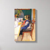 Carl Larsson A Late Riser's Miserable Breakfast