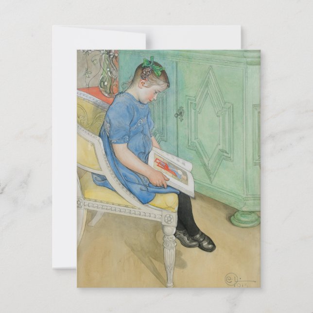 Carl Larsson - Anna-Johanna, Karte (Vorderseite)