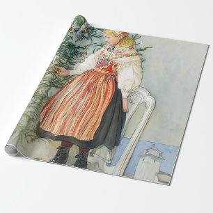 Carl Larsson Christmas Tree Geschenkpapier