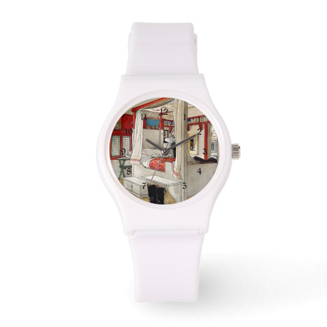 Carl Larsson - Daddy's Room Armbanduhr (Vorderseite)